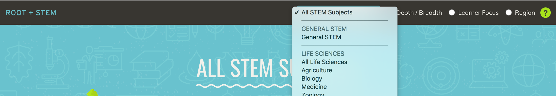 Empty categories and subcategories are removed from the map filters.